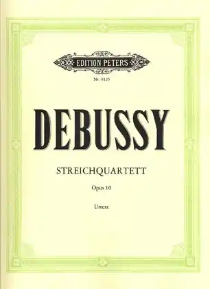 Debussy, Claude: String quartet Op.10 in G minor, Paganini quartet Brand New