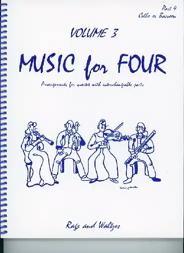 Modern Kelley, Daniel: Music for Four Vol.3 Rags & Waltzes (cello)