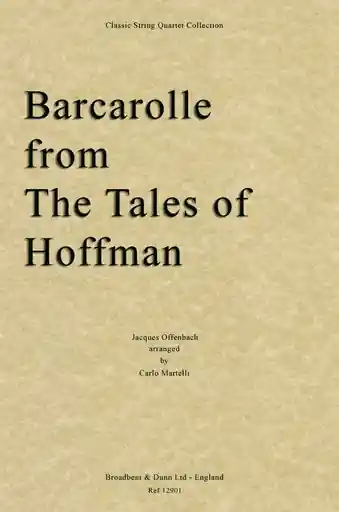 Budget Offenbach, Jacques: Barcarolle (string quartet)