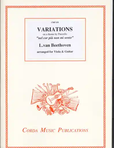 Hot Deal Beethoven (Gammie): Variations on a theme by Paisiello -nel cor piu non mi sento, arranged for viola and guitar by Ian Gammie
