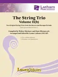 Hot Deal Hockner, W: The String Trio Vol.2b (string trio) Ludwig Masters