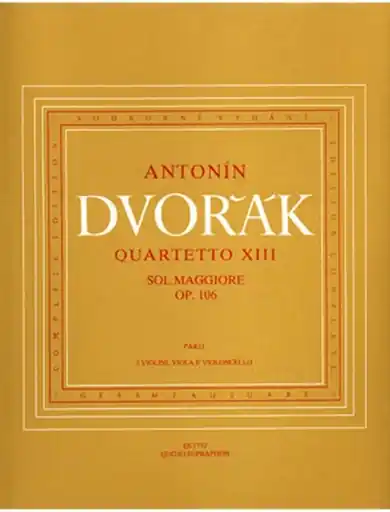 Buy Direct Dvorak, Antonin: String Quartet No. 13 in G major Op. 106, Barenreiter