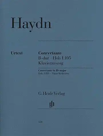 Haydn, F.J. (Gerlach, ed.): Concertante in Bb Major, Hob.I: 105, urtext (Oboe, Bassoon, Violin, Cello & Piano) Weekend Sale