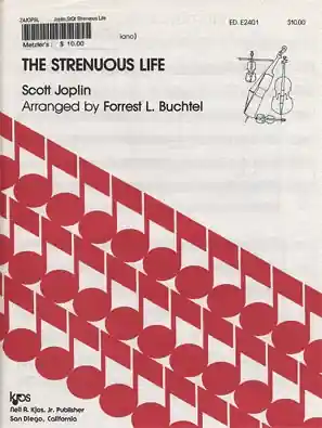 Joplin, Scott: Strenuous Life (string quartet) Direct From Factory