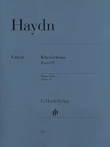 Haydn, F.J.: Piano Trios Vol.2 Henle urtext edition (violin, Cello, Piano) Mega Sale
