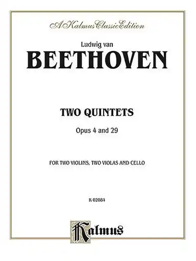 Clearance Beethoven, van L.: Quintet Op.4, 29 (2 violins, 2 violas, and cello)