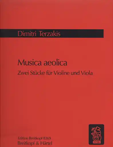 Instant Buy Terzakis, Dimitri: Musica Aeolica (violin & viola)