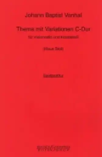 Vanhal, JB (Stoll): Theme & Variation in C (cello & bass) Bulk Order