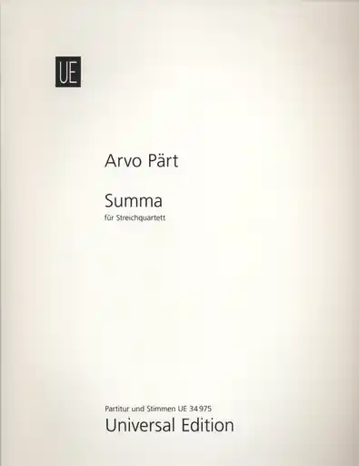 Time-Limited Part, A.: Summa (2 violins, viola, and cello)