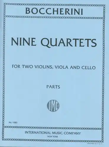 Boccherini, Luigi: Nine Selected String Quartets Trending