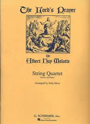 Price Drop Malotte, A.H.: The Lord's Prayer (string quartet)