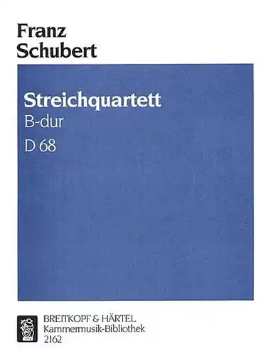 Instant Buy Schubert, F.: String Quartet D68 in Bb Major