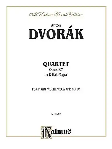 Trusted Brand Dvorak, Antonin: String Quartet in Eb major, Op. 87 (score and parts)