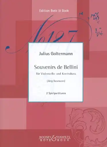 Free Returns Goltermann, J.: Souvenirs de Bellini (cello, and bass)