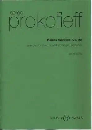 Prokofieff, S. (Samsonov, arr): Visions Fugitives, Op.22 (string quartet) Hot Deal
