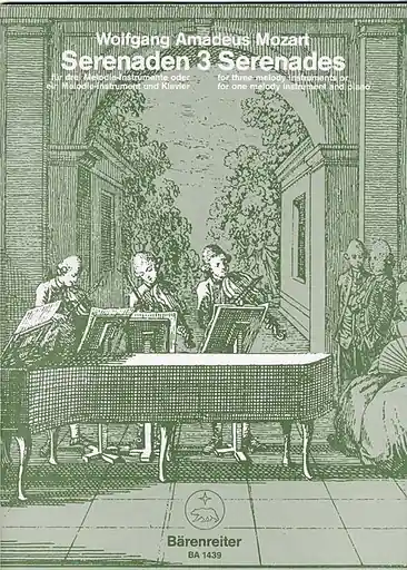 Bargain Mozart, W.A.: Serenade No.3 (2 Violins & Viola or Violin & Piano) Barenreiter