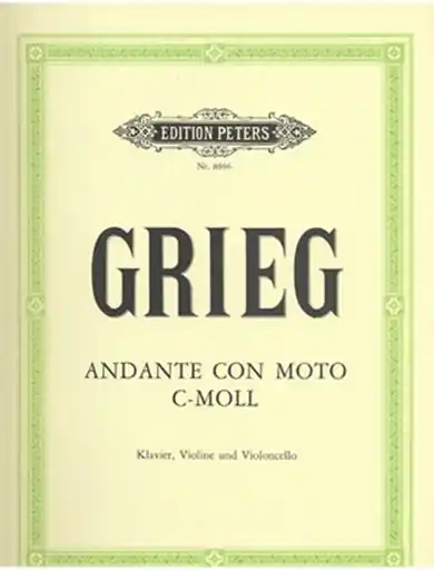 Limited Time Grieg, Edvard: Andante con Moto in C minor (violin, cello & piano)
