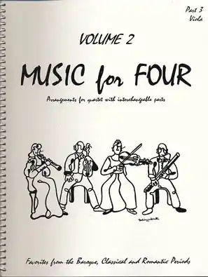 Kelley, Daniel: Music for Four Vol.2 Favorites from the Baroque, Classical & Romantic Periods (Viola) Don’t Miss Out