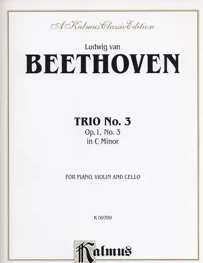 Shop Now Beethoven, L.V.: Piano Trio in C minor Op.1, No.3 (piano, violin, and cello)