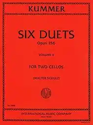 Same Day Shipping Kummer (Solow): Six Duets, Op. 156, Vol. 2 (2 cellos)