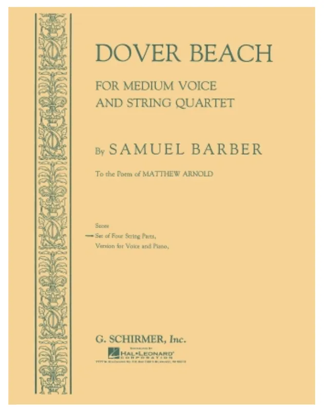 Barber, Samuel: Dover Beach (string quartet and med. voice) Genuine