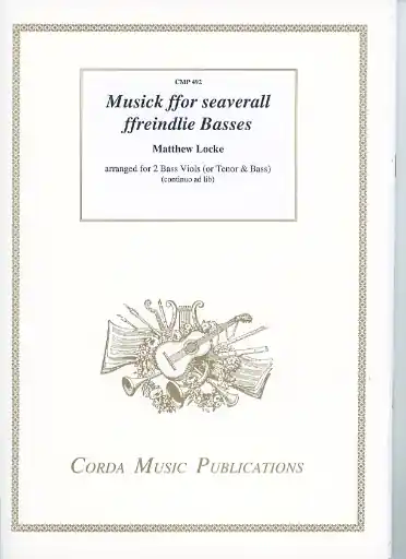 Seasonal Sale Locke, Matthew: Duets for viola and cello arranged from Locke's collection of 'Musick ffor seaverall ffreinds' (c.1651).