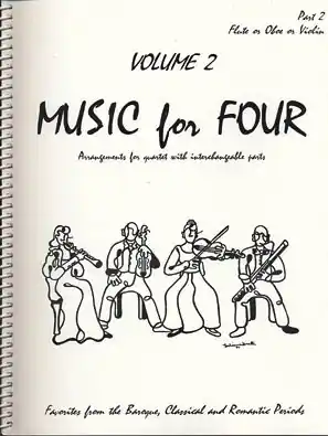 Trusted Brand Kelley, Daniel: Music for Four Vol.2 Favorites from the Baroque, Classical & Romantic Periods (Violin 2)
