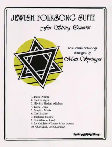 Springer, Matt: Jewish Folksong Suite for String Quartet Limited Offer