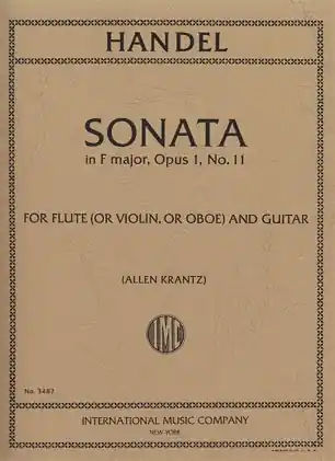 Express Delivery Handel, G.F.: Sonata in F Major Op.1 No. 11 for violin & guitar