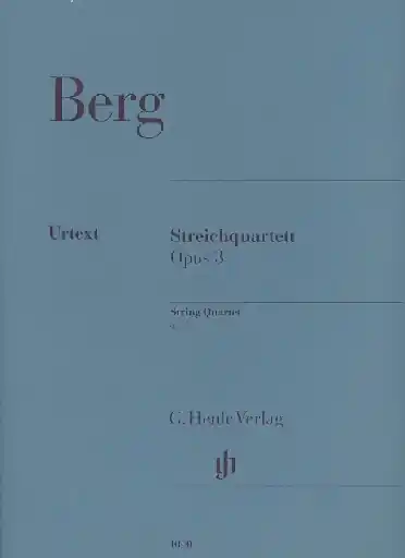 Premium Berg, Alban: String Quartet Op. 3