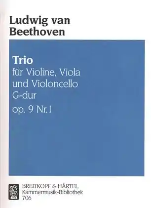 Beethoven, L.van: Trio Op.9 Nr.1 (violin, Viola, Cello) Shop Now