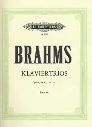 Brahms, Johannes: Piano Trios-Complete (violin, cello, piano) Original