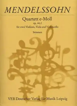 Flash Sale Mendelssohn, Felix: String Quarte in e minor, Op.44 No. 2
