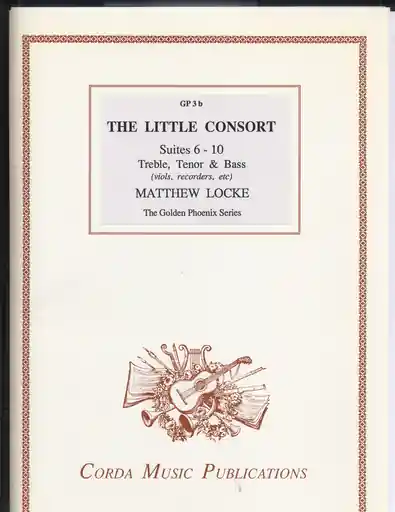 Free Shipping Locke, Matthew (Gammie arr): The Little Consort Suites 6-10 (violin/viola/cello)