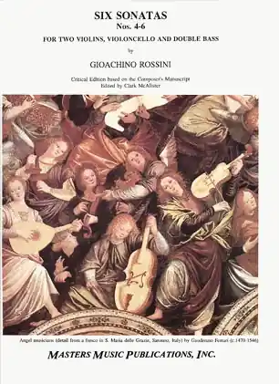 Rossini, Giacomo: Six Sonatas No. 4-6 (2 violins, cello, bass)(quartet) Next Day Delivery