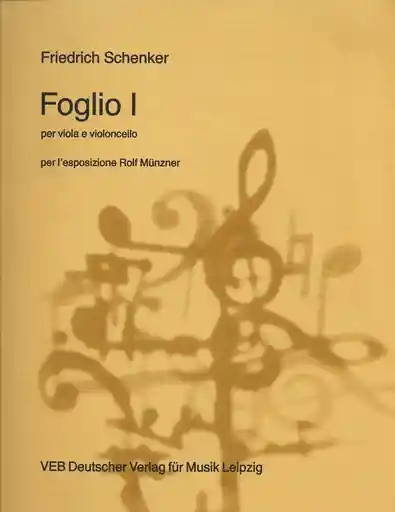 Handmade Schenker, Friedrich: Foglio 1 (viola & cello)