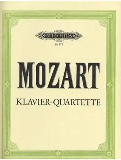 Buy Online Mozart, W.A.: Piano Quartets in g minor K478 and Eb K493 (Piano, Violin, Viola and Cello)