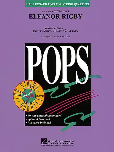 Lennon and McCartney: Eleanor Rigby-Pops for String Quartet (score and parts) Secure Checkout