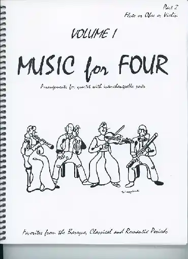 Crafted Kelley, Daniel: Music for Four Vol.1 Favorites from the Baroque, Classical & Romantic Periods (Violin 2)