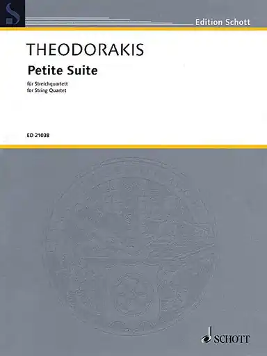 Theodorakis, Mikis: Petite Suite for String Quartet (score and parts) Limited Edition