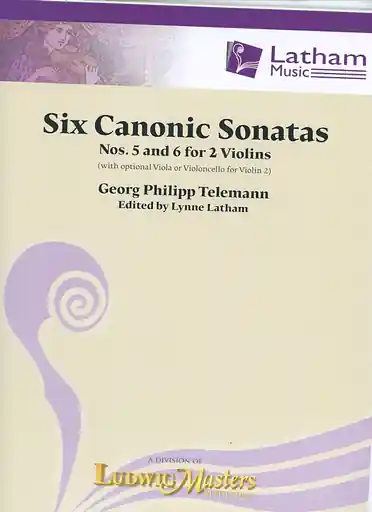 Telemann: Six Canonic Sonatas Nos. 5 & 6 (2 violins) Ludwig Masters Save Now
