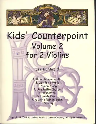 Mega Sale Burswold, L.: Kids' Counterpoint, Volume 2 (two violins)