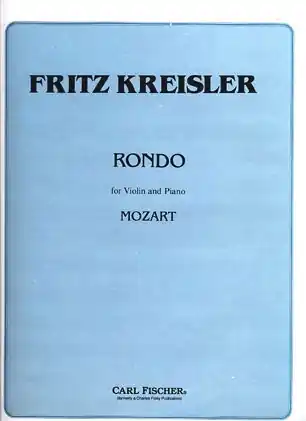 Kreisler/Mozart: Rondo in G (violin & piano) FISCHER Shop Now