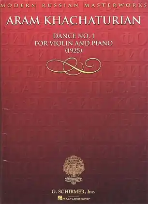 Khachaturian, Aram: Dance #1 (violin & piano) Express Delivery