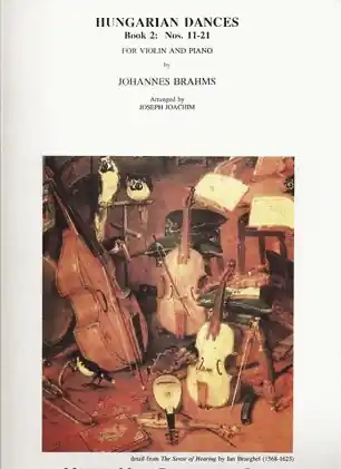 Super Sale Brahms, Johannes (Joachim): Hungarian Dances Bk.2 #11-21 (violin & piano)