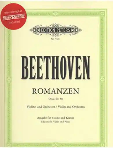 Professional Grade Beethoven, Ludwig van: Romances Op. 40 & 50 (violin & piano & CD)