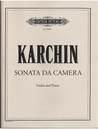 Karchin, Louis: Sonata da camera (violin & piano) Buy Online