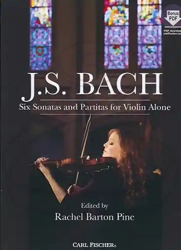 Worldwide Shipping Bach, J.S. (Pine): 6 Sonatas & Partitas for Violin Alone - URTEXT (violin)(online access) Carl Fischer