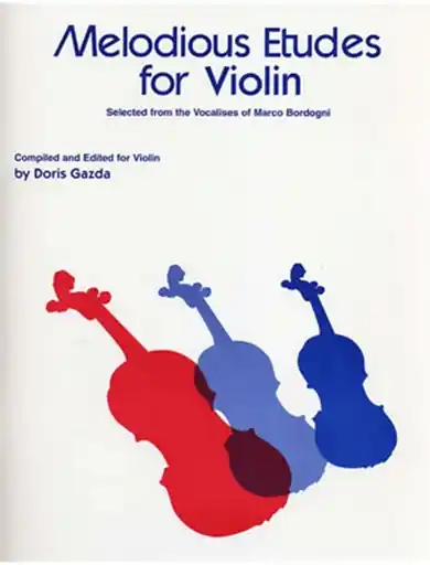 Fresh Stock Bordogni, Marco (Gazda): Melodious Etudes for Violin