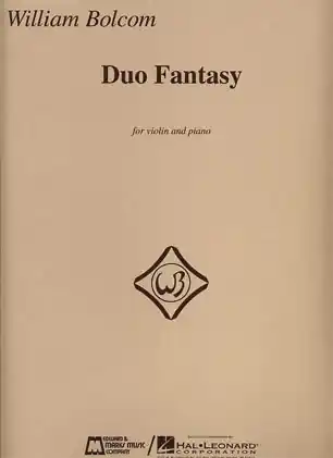Direct From Manufacturer Bolcom, William: Duo Fantasy for Violin & Piano